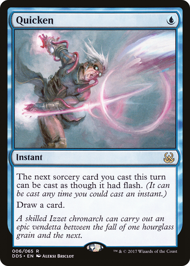 Quicken (DDS-006) [Misc] Duel Decks: Mind vs. Might MTG Single Wizards of the Coast