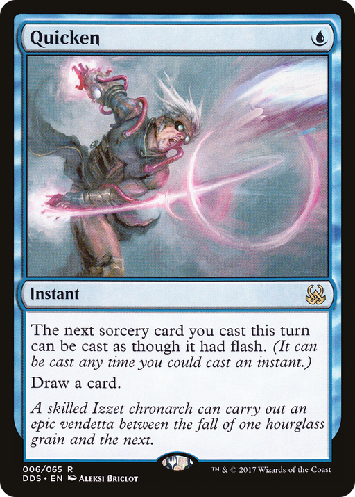 Quicken (DDS-006) [Misc] Duel Decks: Mind vs. Might MTG Single Wizards of the Coast