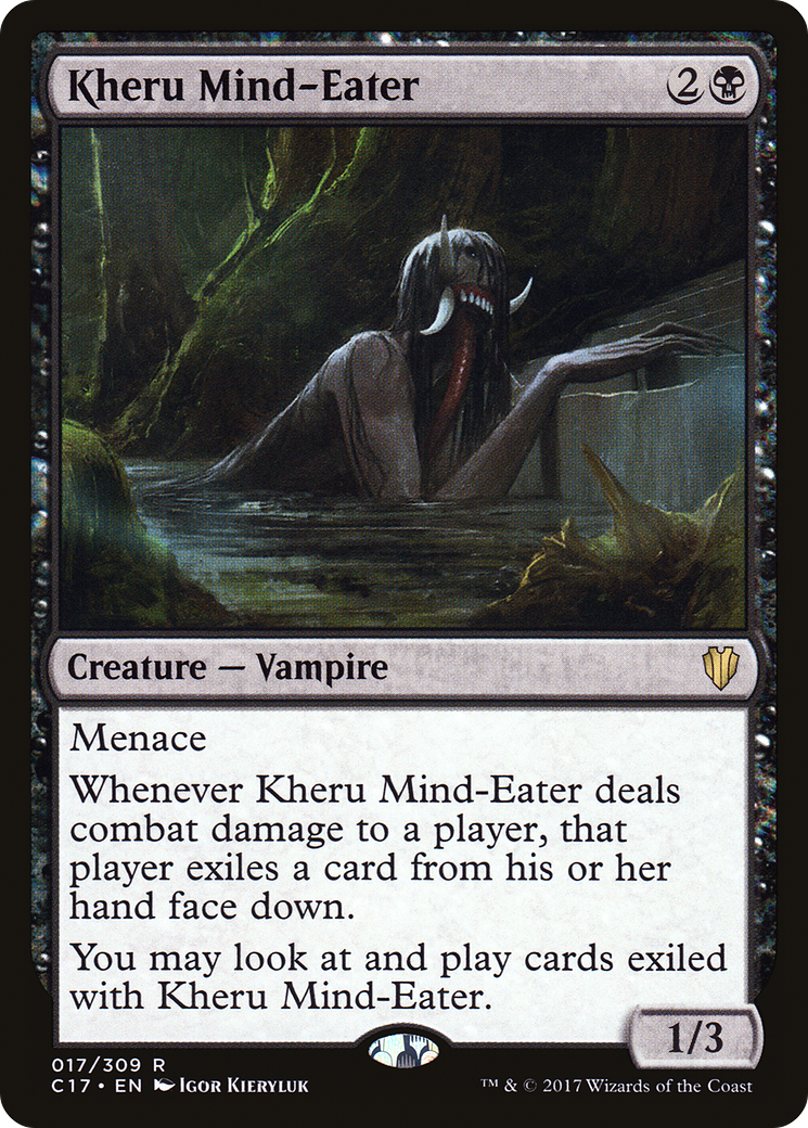 Kheru Mind-Eater (C17-017) [Commander 2017] MTG Single Wizards of the Coast