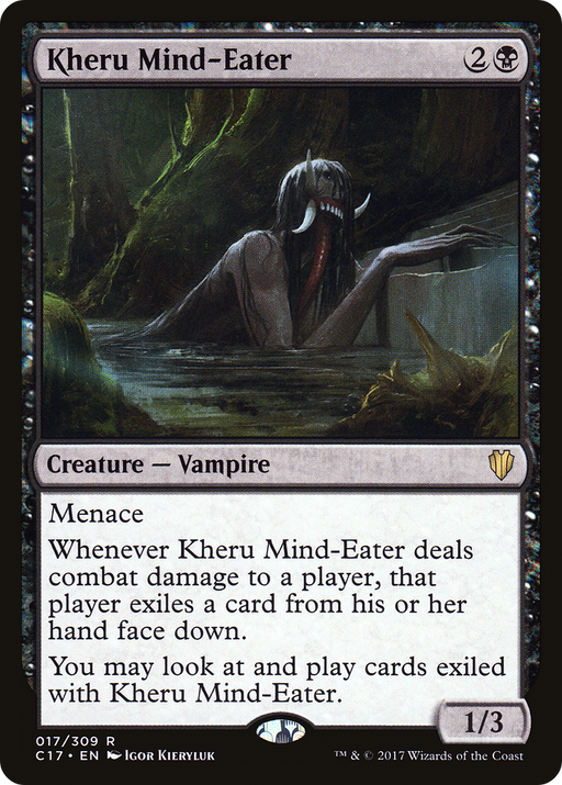 Kheru Mind-Eater (C17-017) [Commander 2017] MTG Single Wizards of the Coast