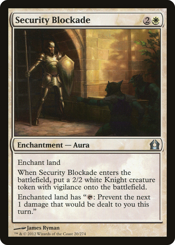 Security Blockade (RTR-020) [Return to Ravnica] MTG Single Wizards of the Coast