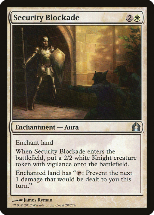 Security Blockade (RTR-020) [Return to Ravnica] Foil MTG Single Wizards of the Coast