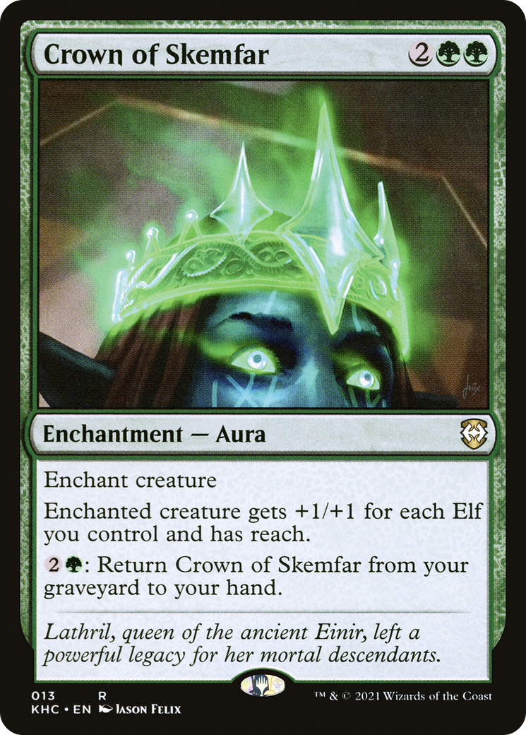 Crown of Skemfar (KHC-013) [Kaldheim Commander] MTG Single Wizards of the Coast