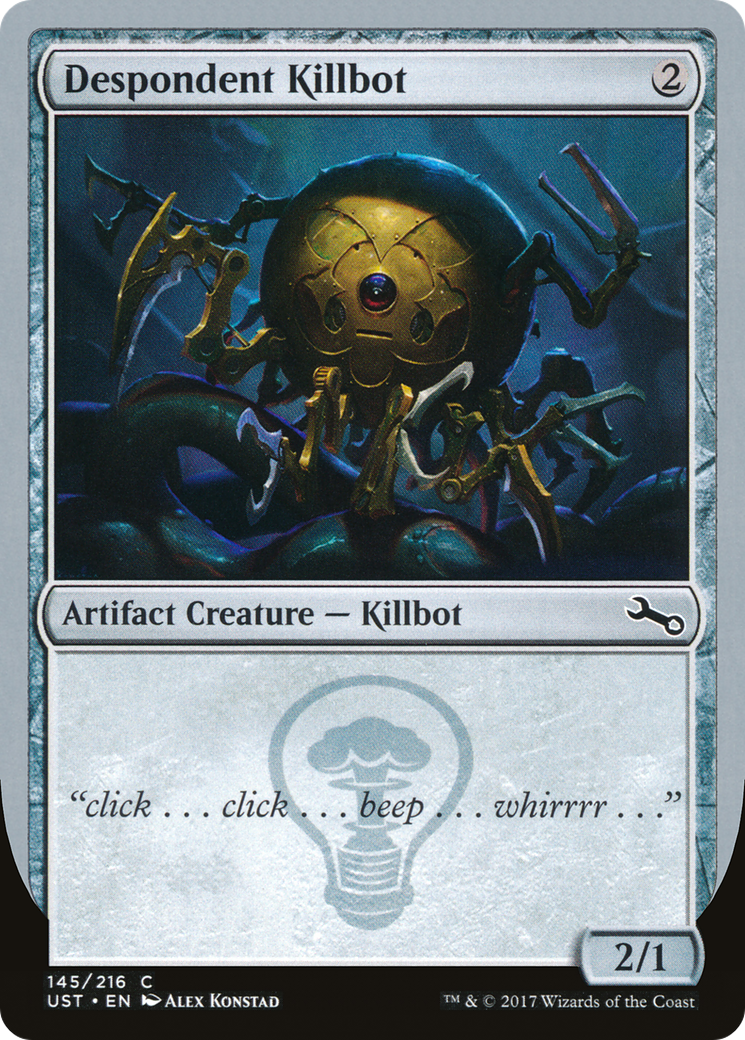 Despondent Killbot (UST-145C) [Unstable] Foil MTG Single Wizards of the Coast