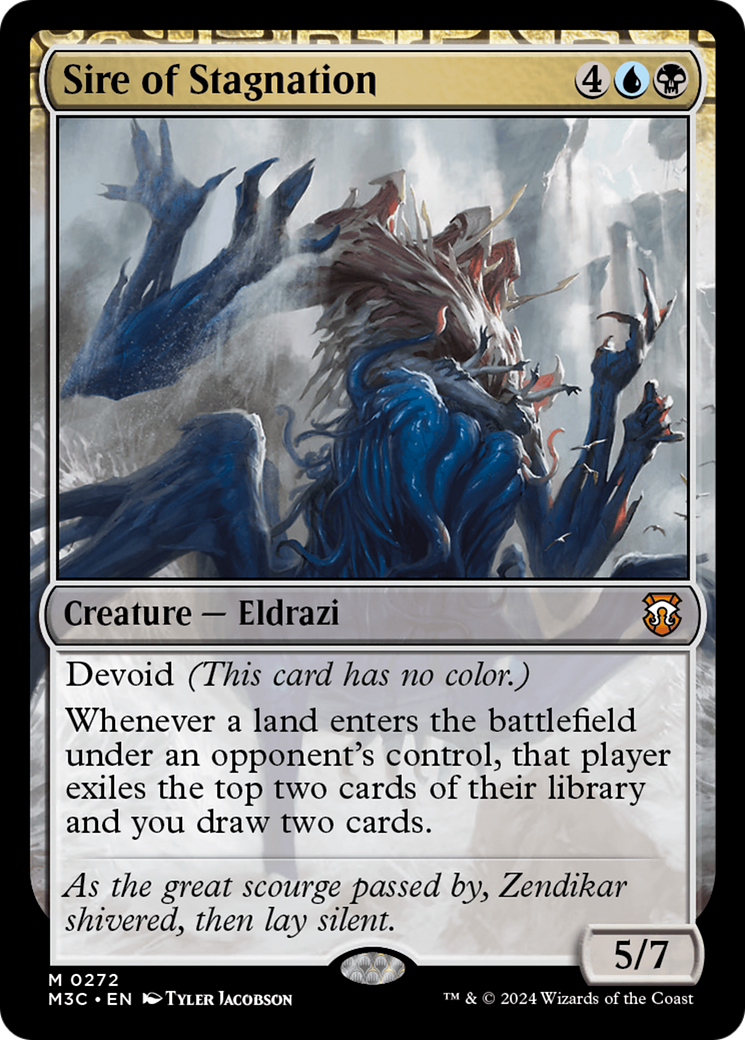 Sire of Stagnation (M3C-272) [Modern Horizons 3 Commander] MTG Single Wizards of the Coast