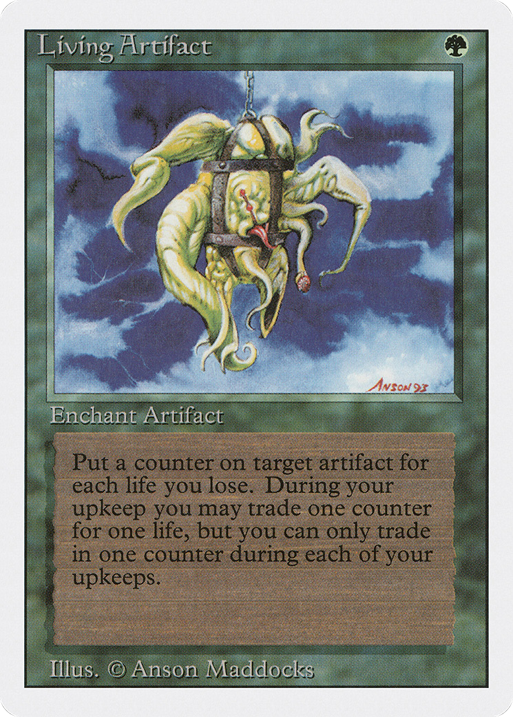 Living Artifact (3ED-209) [Revised Edition] MTG Single Wizards of the Coast