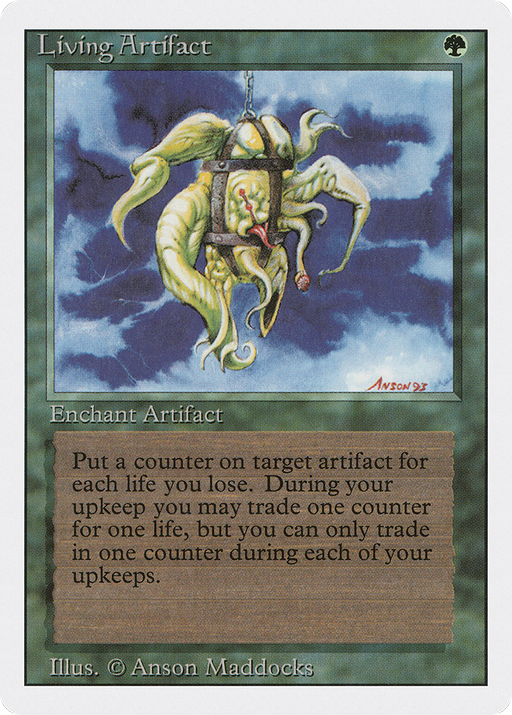 Living Artifact (3ED-209) [Revised Edition] MTG Single Wizards of the Coast