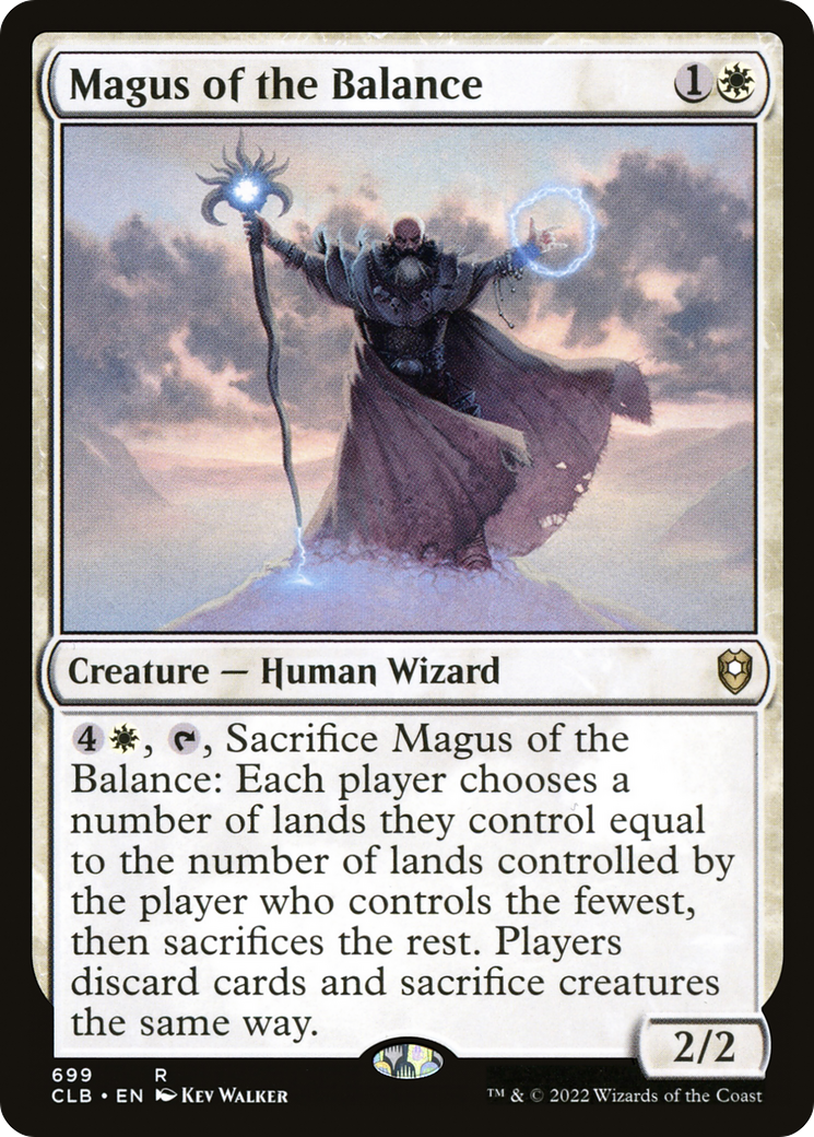 Magus of the Balance (CLB-699) [Commander Legends: Battle for Baldur's Gate] MTG Single Wizards of the Coast