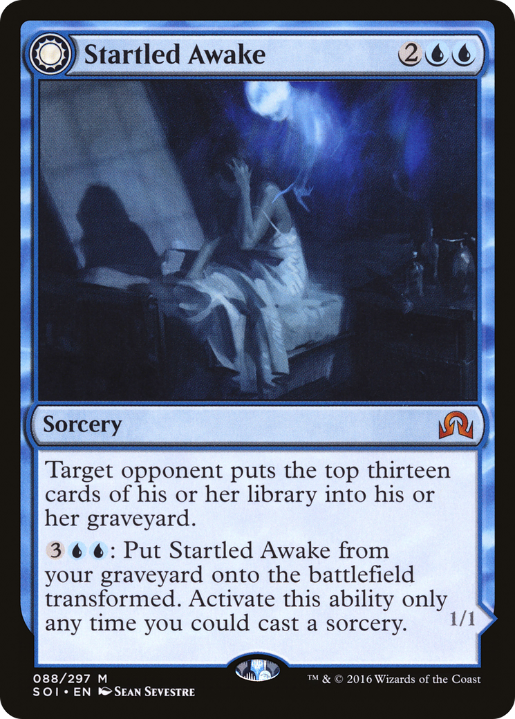 Startled Awake // Persistent Nightmare [Shadows over Innistrad] MTG Single Magic: The Gathering