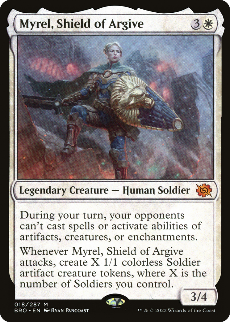 Myrel, Shield of Argive (BRO-018) [The Brothers' War] Foil MTG Single Wizards of the Coast