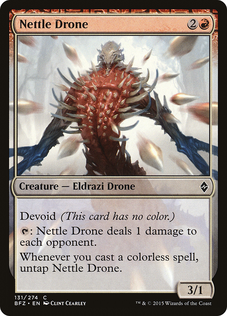 Nettle Drone (BFZ-131) [Battle for Zendikar] Foil MTG Single Wizards of the Coast