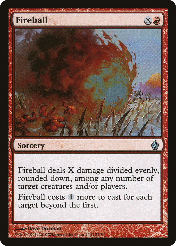 Fireball (PD2-027) [Misc] Premium Deck Series: Fire and Lightning Foil MTG Single Wizards of the Coast