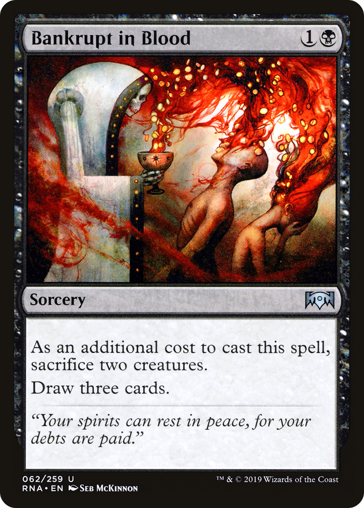 Bankrupt in Blood (RNA-062) [Ravnica Allegiance] MTG Single Wizards of the Coast