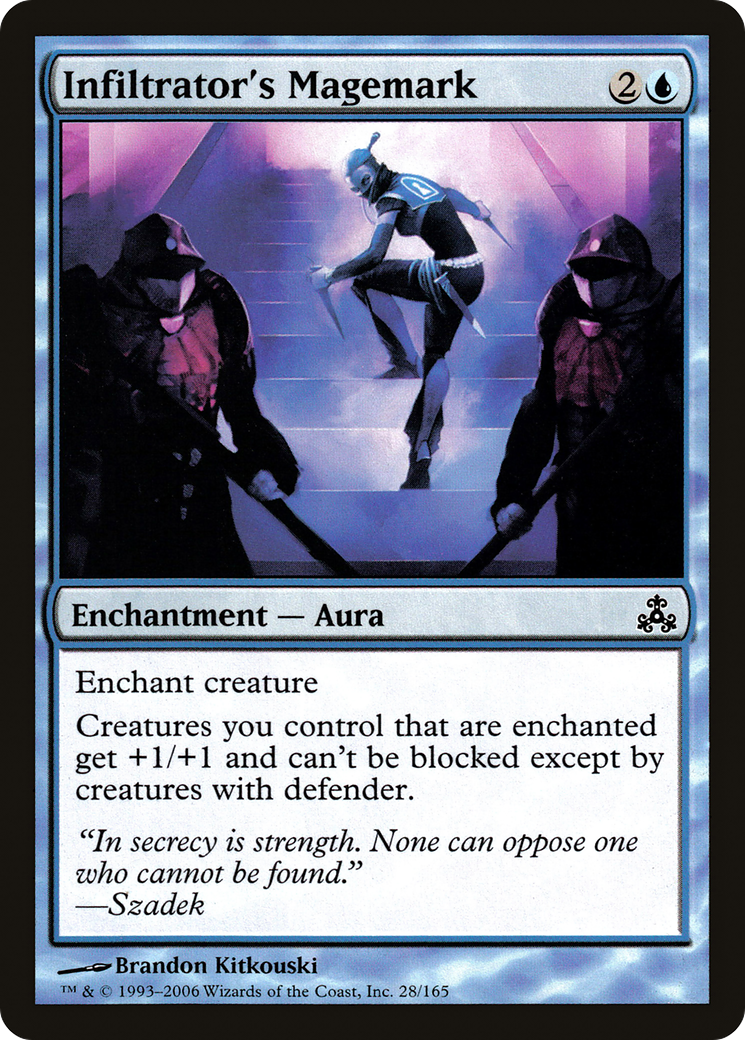 Infiltrator's Magemark (GPT-028) [Guildpact] Foil MTG Single Wizards of the Coast