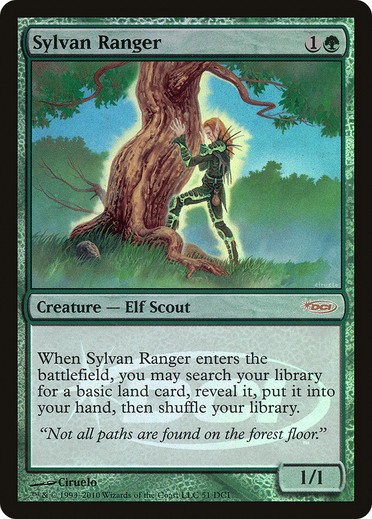 Sylvan Ranger (WPN-051) [Misc] DCI Promos Foil MTG Single Wizards of the Coast
