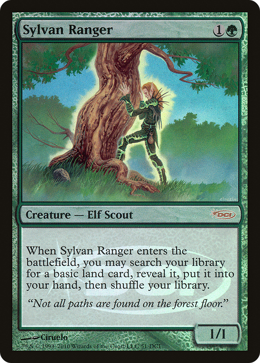 Sylvan Ranger (WPN-051) [Misc] DCI Promos Foil MTG Single Wizards of the Coast