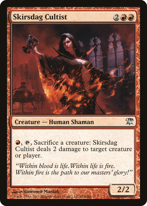 Skirsdag Cultist (ISD-163) [Innistrad] MTG Single Wizards of the Coast