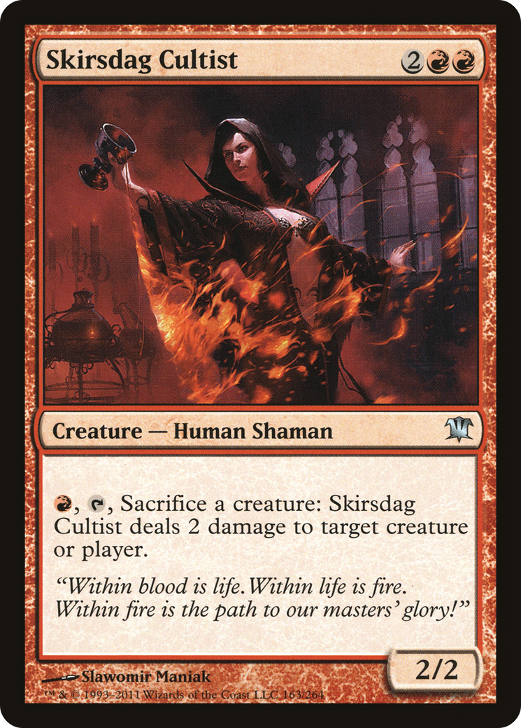 Skirsdag Cultist (ISD-163) [Innistrad] Foil MTG Single Wizards of the Coast