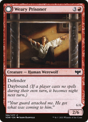 Weary Prisoner (VOW-184) [Innistrad: Crimson Vow] MTG Single Wizards of the Coast
