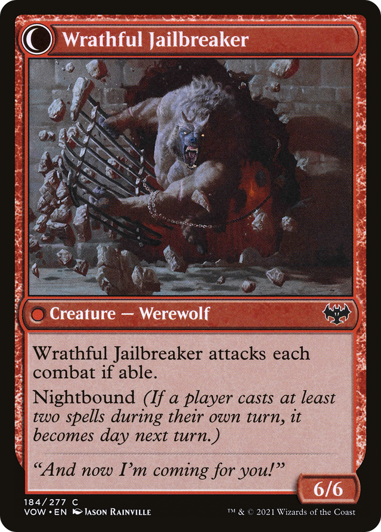 Weary Prisoner (VOW-184) [Innistrad: Crimson Vow] Foil MTG Single Wizards of the Coast