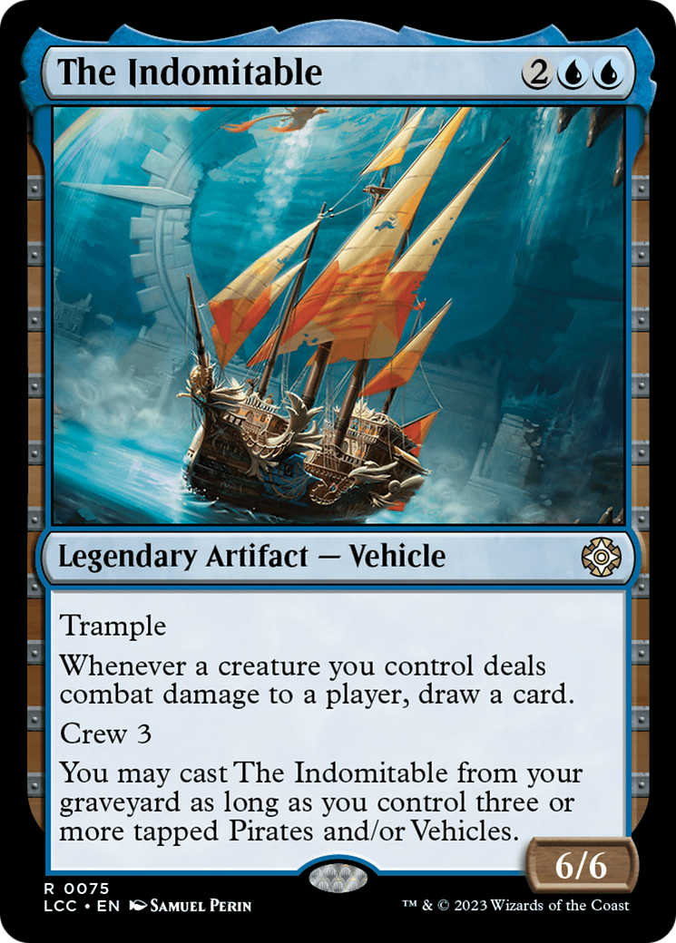 The Indomitable (LCC-075) [The Lost Caverns of Ixalan Commander] MTG Single Wizards of the Coast