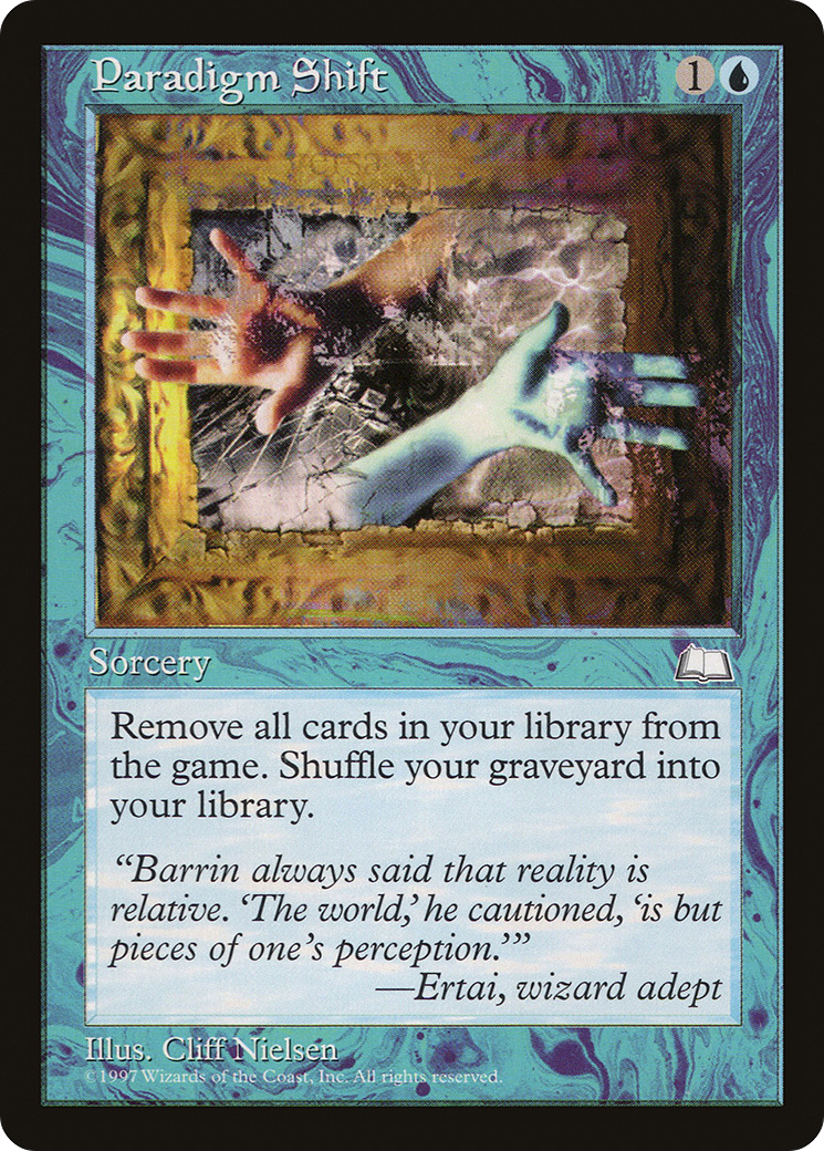 Paradigm Shift (WTH-046) [Weatherlight] MTG Single Wizards of the Coast