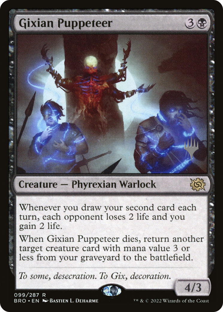 Gixian Puppeteer (PPBRO-099) [The Brothers' War Promos] MTG Single Wizards of the Coast