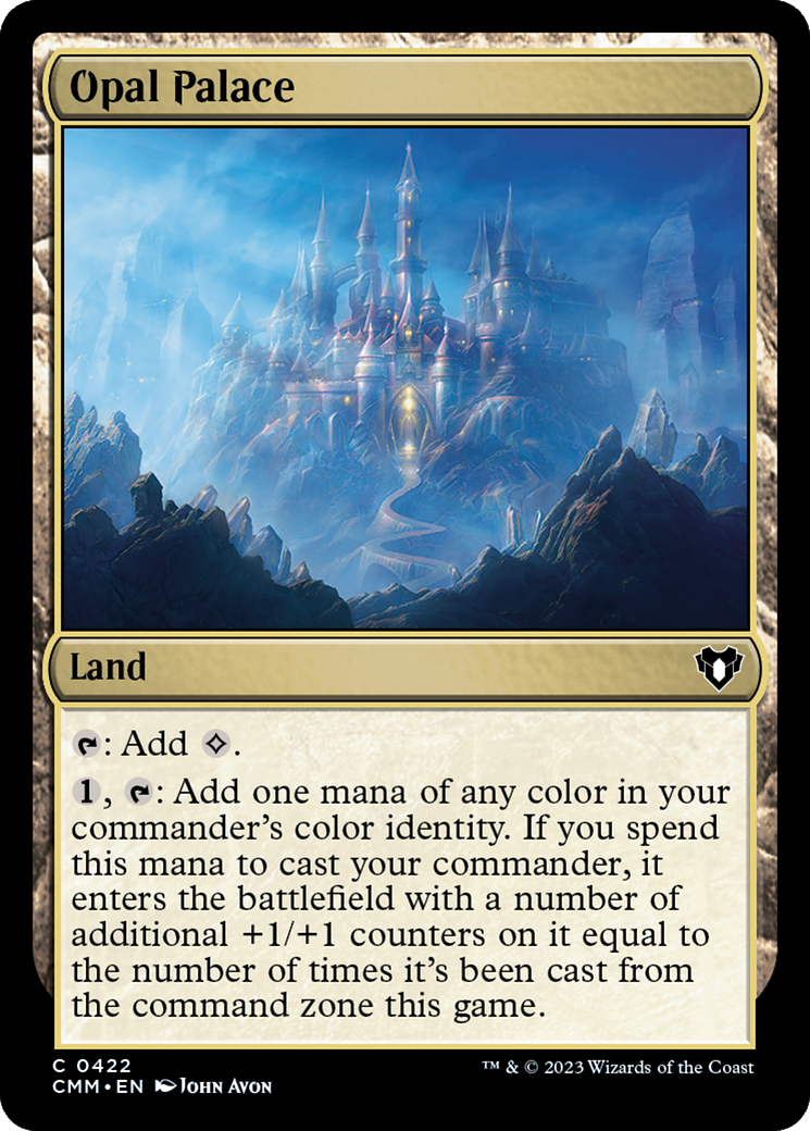 Opal Palace (CMM-422) [Commander Masters] MTG Single Wizards of the Coast