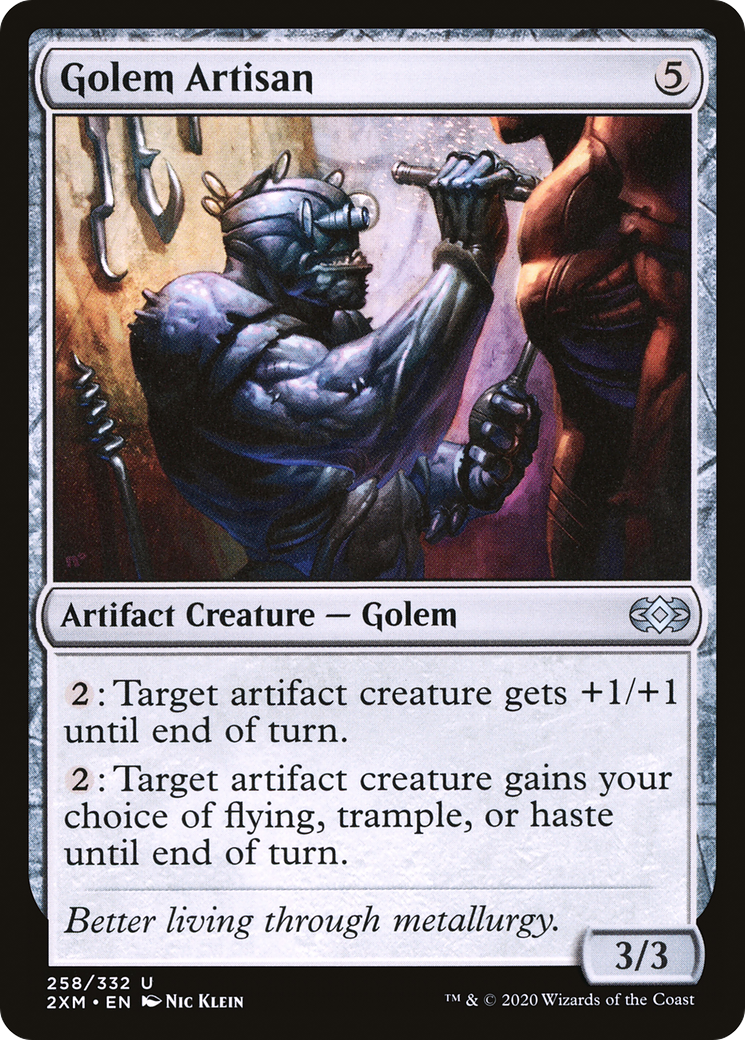 Golem Artisan (2XM-258) [Double Masters] Foil MTG Single Wizards of the Coast