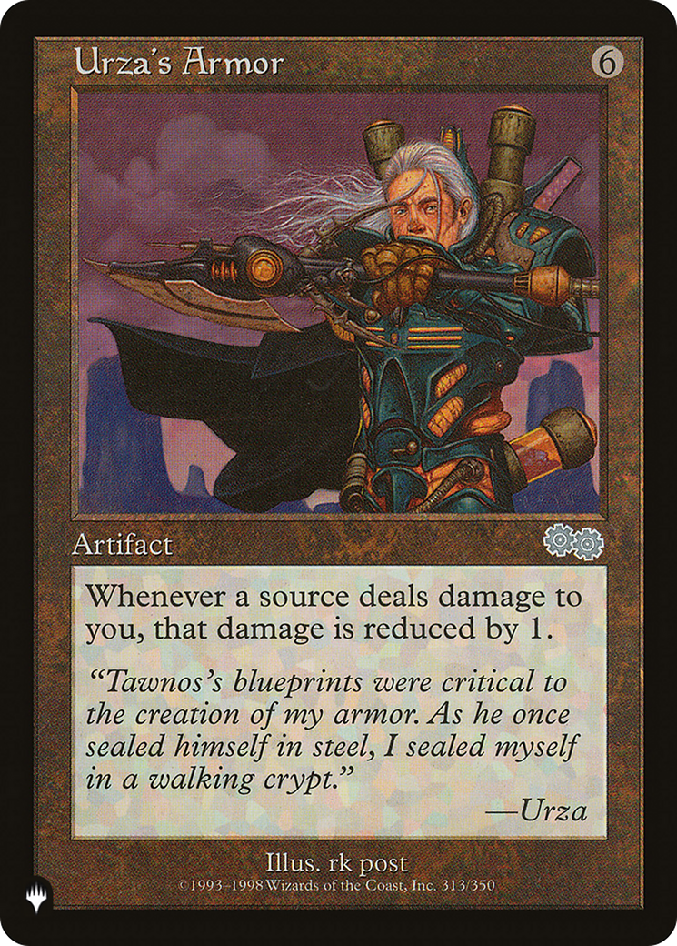 Urza's Armor (LIST-USG-313) [Mystery Booster] The List MTG Single Wizards of the Coast