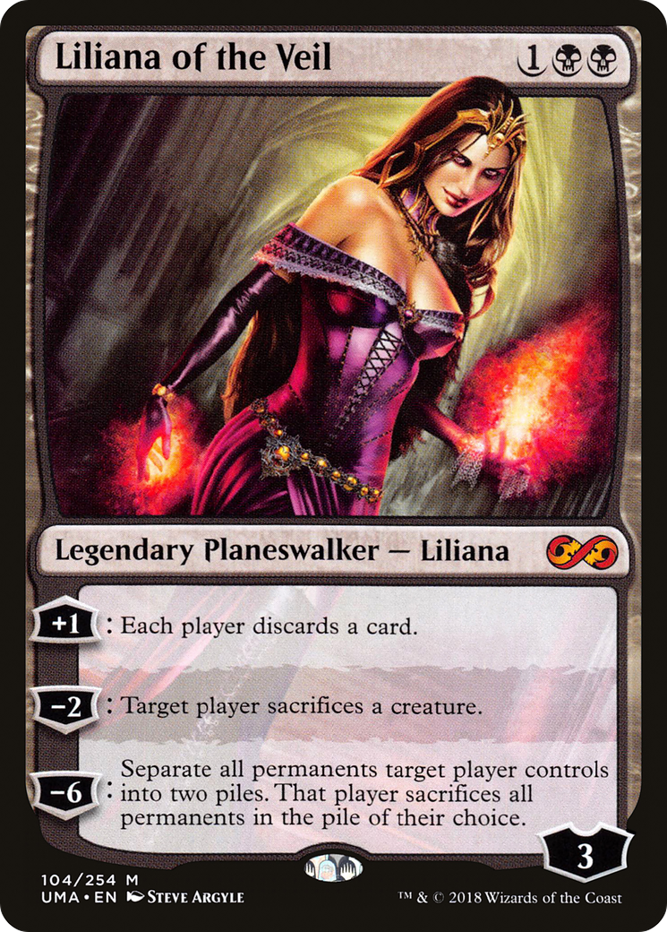 Liliana of the Veil (UMA-104) [Ultimate Masters] MTG Single Wizards of the Coast