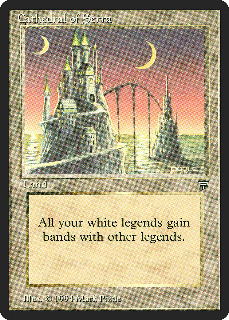 Cathedral of Serra (LEG-) [Oldschool] Legends MTG Single Wizards of the Coast