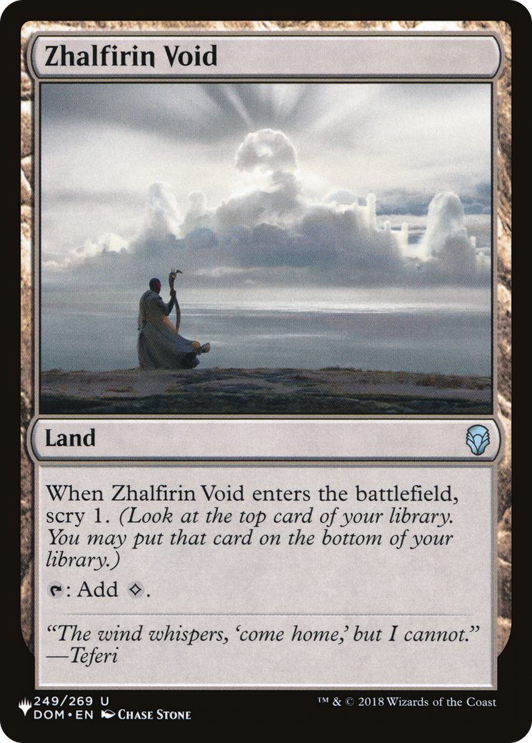 Zhalfirin Void (LIST-DOM-249) [Mystery Booster] The List MTG Single Wizards of the Coast