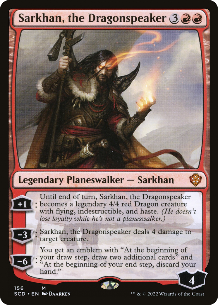 Sarkhan, the Dragonspeaker (SCD-156) [Starter Commander Decks] MTG Single Wizards of the Coast