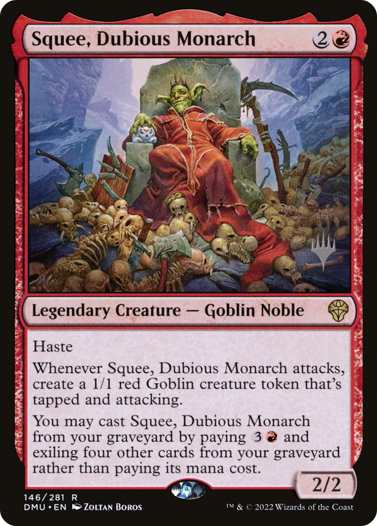 Squee, Dubious Monarch (PPDMU-146) [Dominaria United Promos] Foil MTG Single Wizards of the Coast