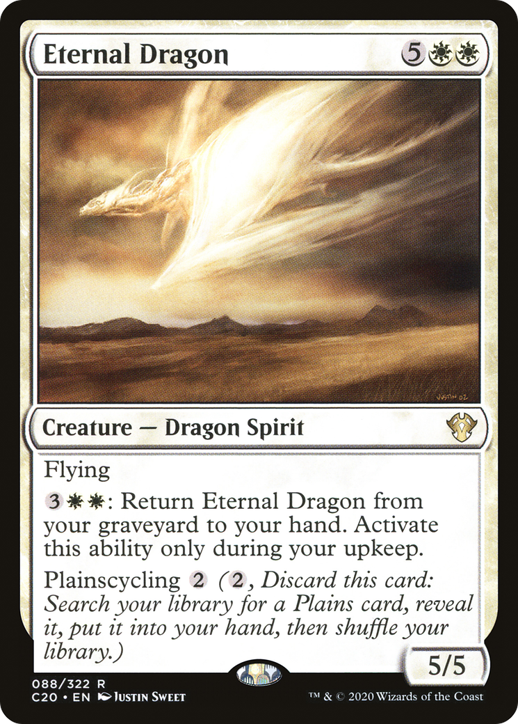 Eternal Dragon (C20-088) [Commander 2020] MTG Single Wizards of the Coast