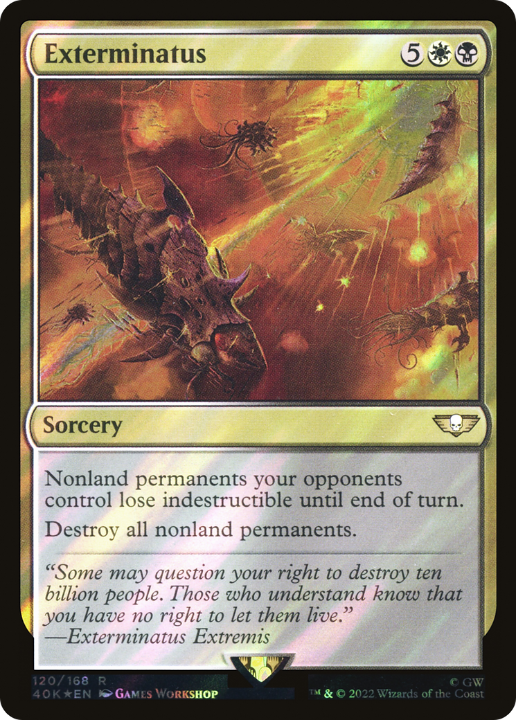 Exterminatus (40K-120★) [Warhammer 40,000 Commander] Foil MTG Single Wizards of the Coast