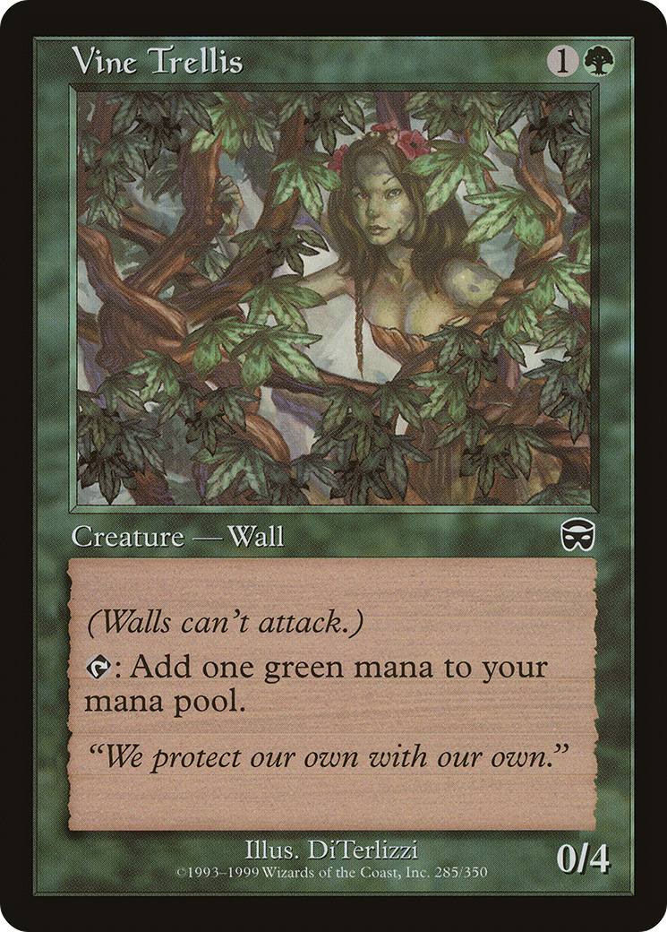 Vine Trellis (MMQ-285) [Mercadian Masques] Foil MTG Single Wizards of the Coast