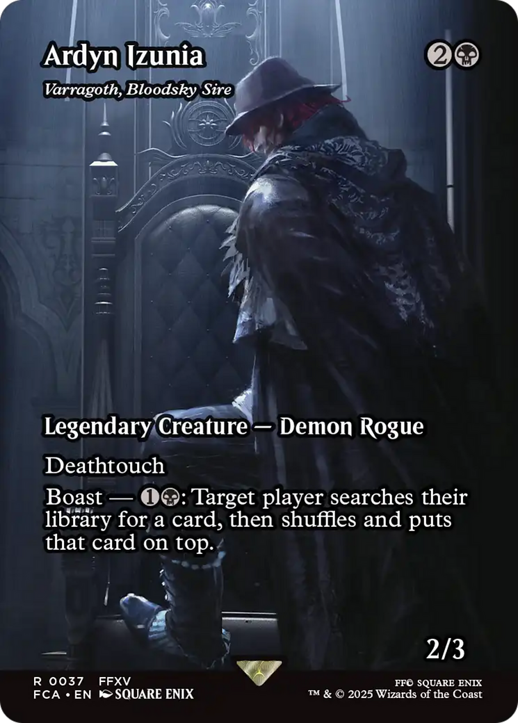 Ardyn Izunia - Varragoth, Bloodsky Sire (FCA-037) [FINAL FANTASY: Through the Ages] (Borderless) Foil MTG Single Wizards of the Coast
