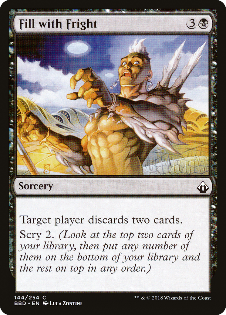 Fill with Fright (BBD-144) [Battlebond] Foil MTG Single Wizards of the Coast