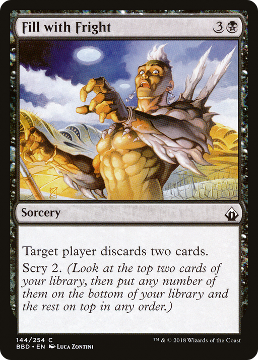 Fill with Fright (BBD-144) [Battlebond] MTG Single Wizards of the Coast
