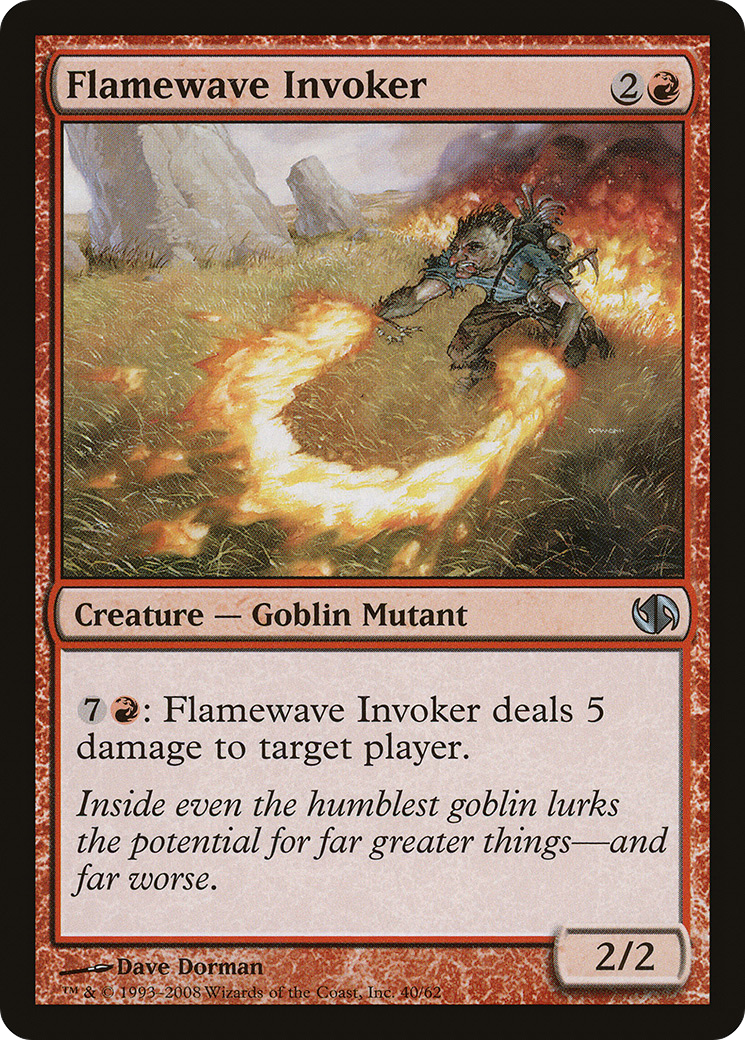 Flamewave Invoker (DD2-040) [Misc] Duel Decks: Jace vs. Chandra MTG Single Wizards of the Coast