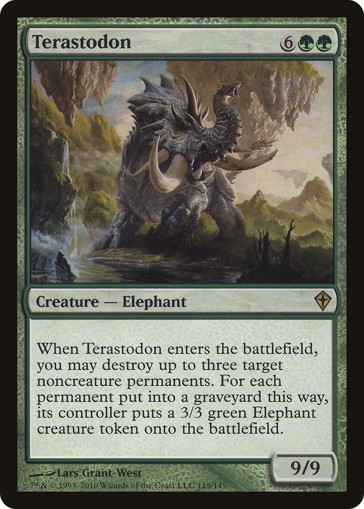 Terastodon (WWK-115) [Worldwake] Foil MTG Single Wizards of the Coast