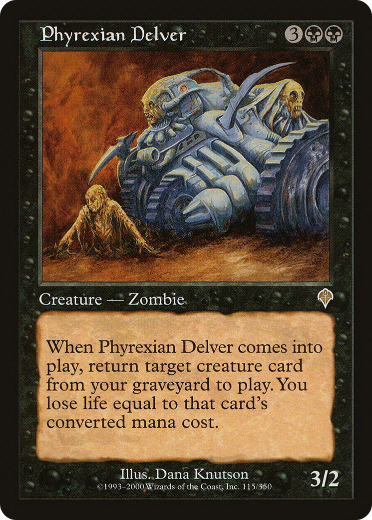 Phyrexian Delver (INV-115) [Invasion] Foil MTG Single Wizards of the Coast