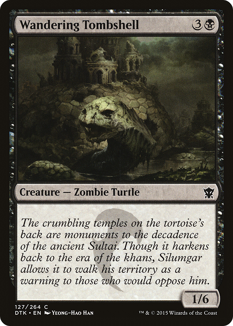 Wandering Tombshell (DTK-127) [Dragons of Tarkir] Foil MTG Single Wizards of the Coast