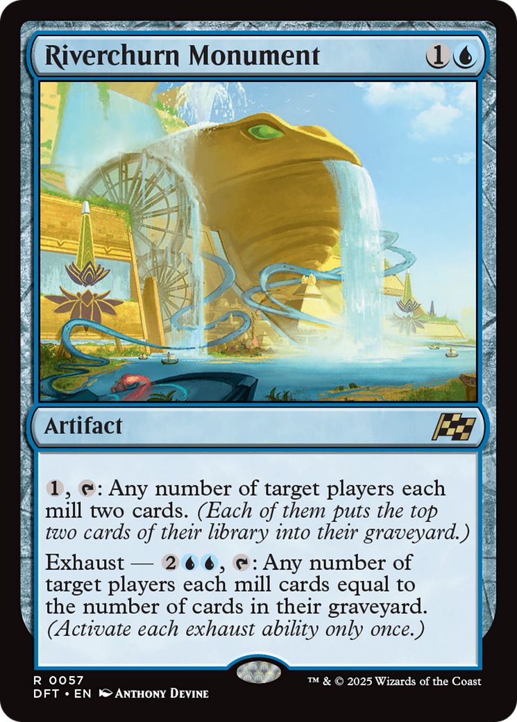 Riverchurn Monument (DFT-057) [Aetherdrift] MTG Single Wizards of the Coast