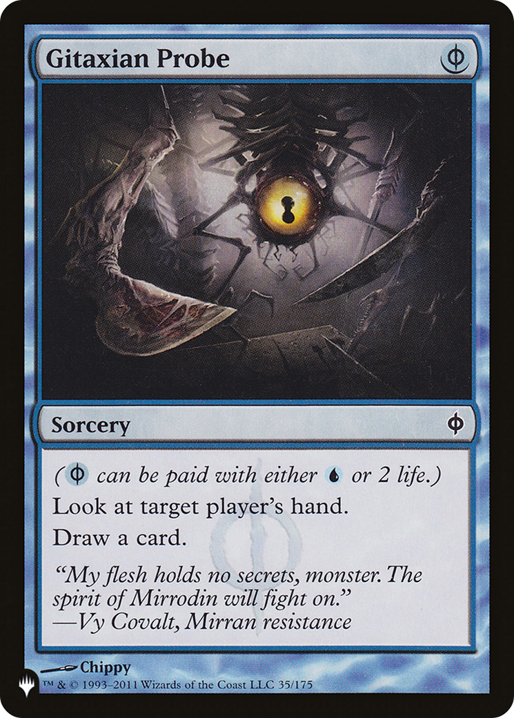 Gitaxian Probe (LIST-35/175) [Mystery Booster] The List MTG Single Wizards of the Coast