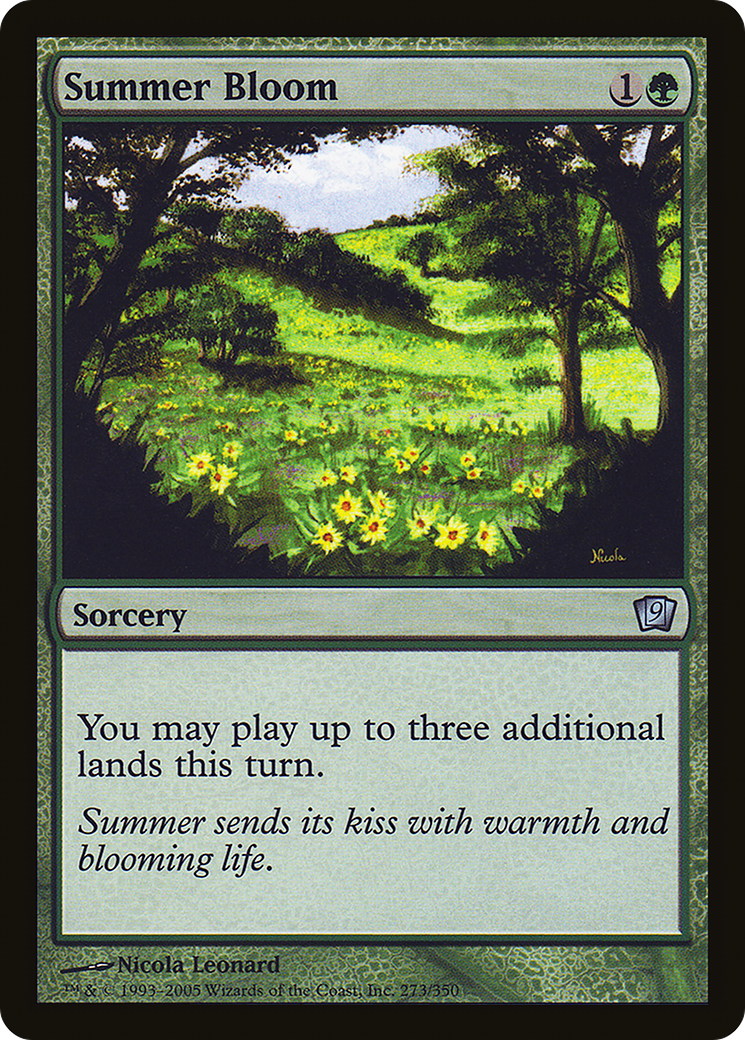 Summer Bloom (9ED-273) [9th Edition] MTG Single Wizards of the Coast