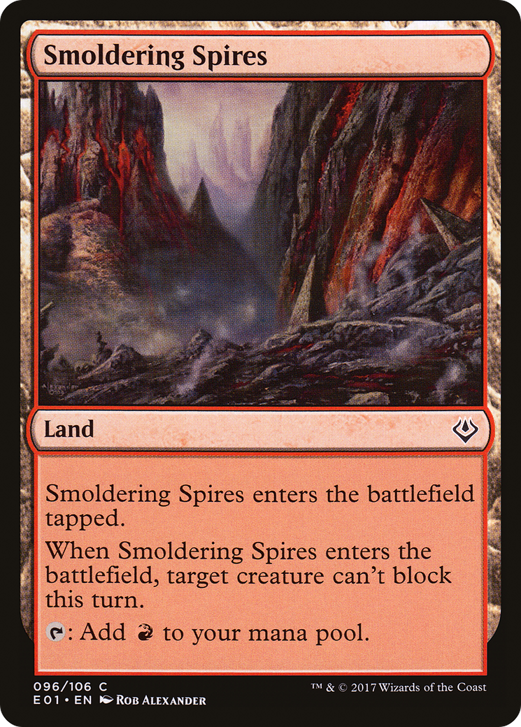 Smoldering Spires (AC2-096) [Misc] Archenemy: Nicol Bolas MTG Single Wizards of the Coast