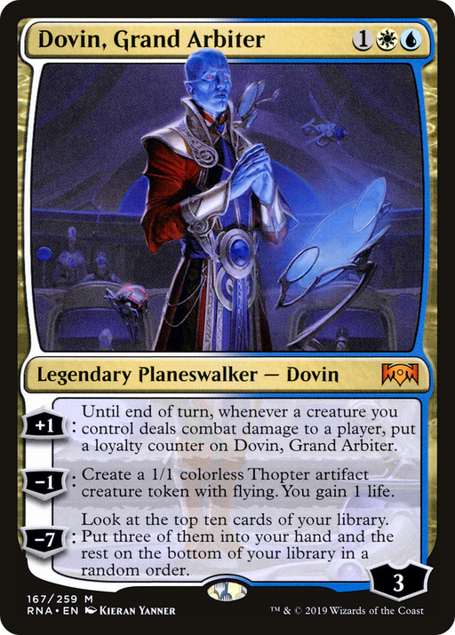Dovin, Grand Arbiter (RNA-167) [Ravnica Allegiance] Foil MTG Single Wizards of the Coast